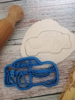 Lightning McQueen Styled Cookie Cutter Biscuit Icing Fondant Baking Cake Clay • £5.99