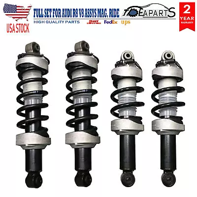 Full Set Front And Rear Air Suspension Magnetic Ride Shock Struts Fit Audi R8 V8 • $1503.99