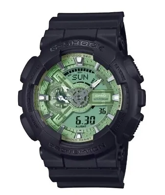 NEW CASIO G-SHOCK GA110CD1A3 Green Metallic Color Dial Limited Chrono Men Watch • $129.99