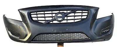 10 12 13 Volvo S60 V60 Front Bumper Assembly Grille Fog Cover Black • $355