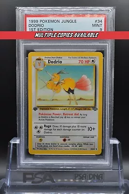 $22.99 • Buy Pokemon Jungle Dodrio (34/64) | 1st Edition | PSA 9