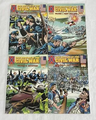 Epic Battles Of The Civil War 1-4 Marvel Comics Complete Set 1998 History Rare • $34.99