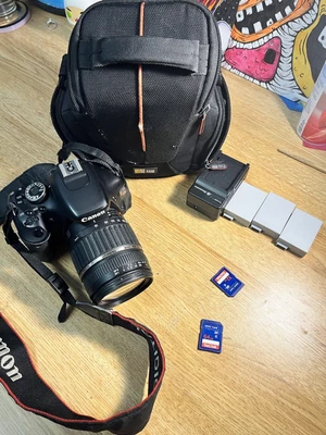 £205.94 • Buy Canon EOS Rebel T3i 18.0MP Digital SLR Camera With EF-S 18-200mm Lens And Bag
