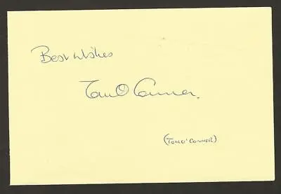 £10 • Buy Tom Oconnor English Comedian & Martin Daniels Magician Rare Original Autographs