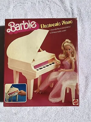 Vintage 1981 Barbie Electric Piano Playset Sealed Mattel Toys • $120