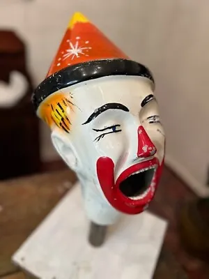 Vintage Clown Head From Carnival Game • $699.99