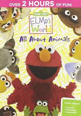 Sesame Street: Elmo's World:All About Animals - DVD - VERY GOOD • $6.18