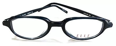 New Black Elle Eyeglasses Semi-Transparent ~ Rectangular Frames ~ Discontinued! • $22.22