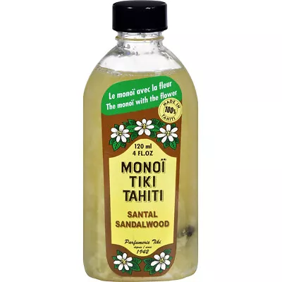 Monoi Tiare Tahiti Coconut Oil Sandalwood 4 Oz • $14.26