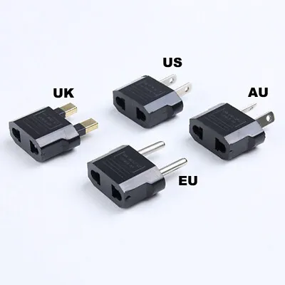 US/EU To EU/UK/AU/US Plug Travel Wall AC Power Charger Adapter Cable Converter • $0.99