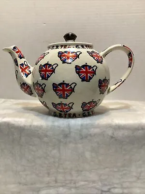 Vintage Paul Carden Design GB Teapot W/Union Jack Flag Design • £14.60