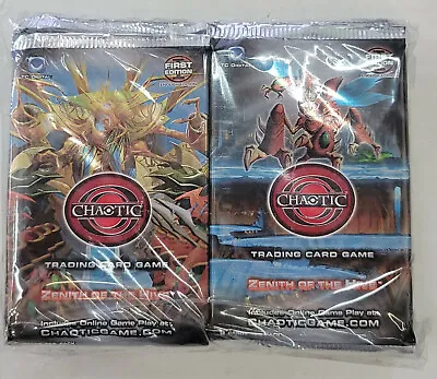 24x Chaotic TCG CCG 1st Edition Zenith Of The Hive Booster Pack (Lot Of 24) • $199.95