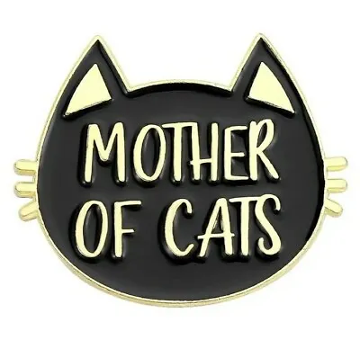 Game Of Thrones Parody Mother Of Cats Funny Lapel Pin Stocking Stuffer Mom Lady • £4.47
