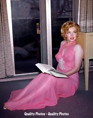 Marilyn Monroe In Pink Nightgown Reading Book  8.5x11  Photo Print Actress Star • $8.17