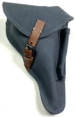 Wwii German Luftwaffe P08 Luger Dak Tropical Canvas & Web Pistol Holster • £28.77