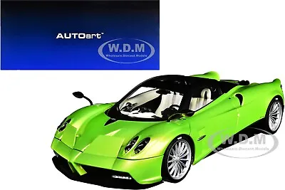 Pagani Huayra Roadster Verde Firenze Green & Carbon 1/18 Model Car Autoart 78288 • $314.99