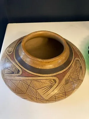 $2000 • Buy Fannie Nampeyo Hopi Migration Pattern Polychrome Jar.