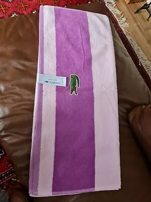 Brand New Pink/Lilac Lacoste Towel • £30