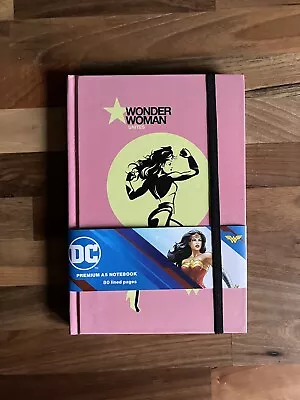 DC Wonder Woman Premium Lined A5 Hardback Notebook New • £5.36