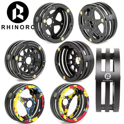 Rhino Carbon Fiber 2.2 Inch Pro RC Car Crawler Wheel SCX10 RBX10 RR10 Wraith MOA • $15.66