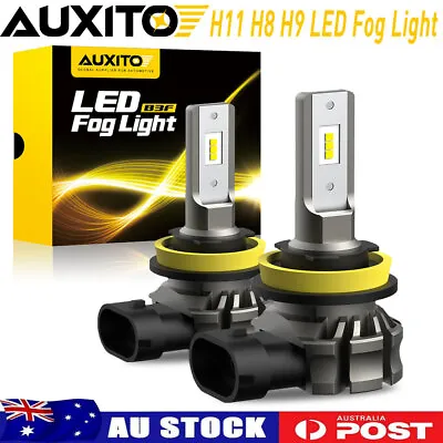 2X CANBUS LED Fog Light Bulb H8 H9 H11 Fog Light 6500K Xenon White Super Bright • $33.59