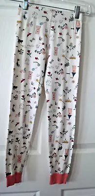 Hannah Andersson Girl's Pajama Pants Castle Frog Crown Print Size 6/7 NEW • $13.99