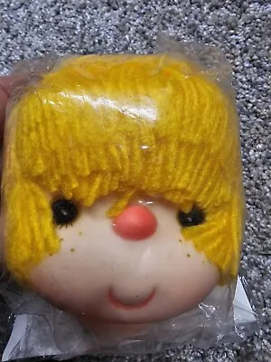 Vintage Fiber Craft Mitzy Doll Yellow Yarn Hair NEW SEALED • $9.95