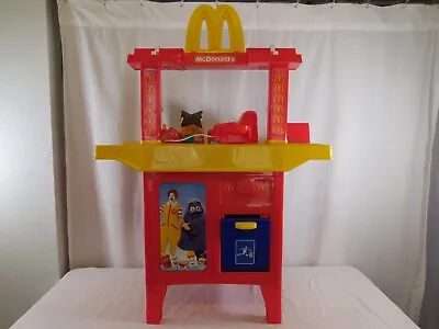 Mcdonalds Drive Thru Playset Kitchen Hamberger + Cash Register Toy Fry  Vtg Rare • $288.03