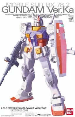 Gundam 1/100 MG 0079 RX-78-2 Ver. Ka Gundam Model Kit USA IN STOCK • $48.99