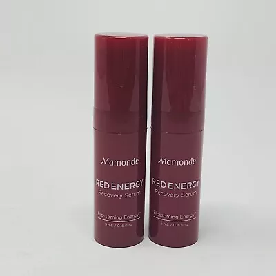 2X ​MAMONDE Red Energy Recovery Serum 5ml/0.16oz Each Blossoming Energy NWOB • $9.50