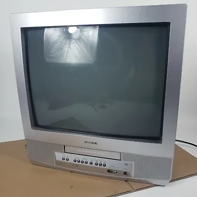 $189.99 • Buy TOSHIBA MV20Q41 20  Silver TV/VCR Combination No Remote READ