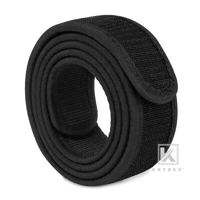 KRYDEX 1.5inch Hook Liner Inner Belt Tactical EDC Waist Duty Belt Nylon Black • $12.95