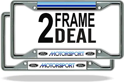 Ford Motorsport License Plate Frames X 2 • $45.07