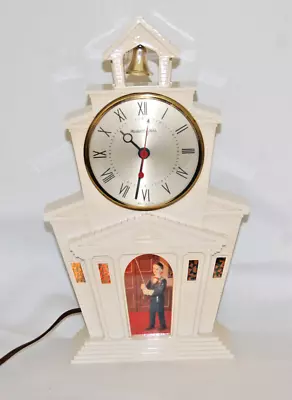 Master Crafters Church Clock Animated Motion Light Up Model 560 Works Vtg. T1912 • $99.99