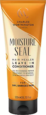 Charles Worthington Moisture Seal Hair Healer Leave-In Conditioner For Dry & No • £6.95