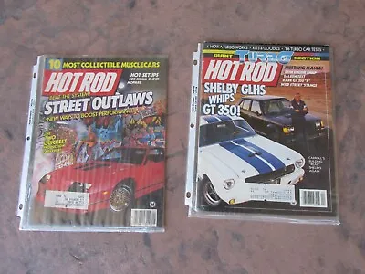 $14.97 • Buy 2 Hotrod Magazines January 1986 & April 1986 Shelby Cover