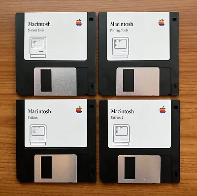 Apple Macintosh Startup Disk For Vintage Mac - System 6.0.8 (4-Disk Set) • $29.99