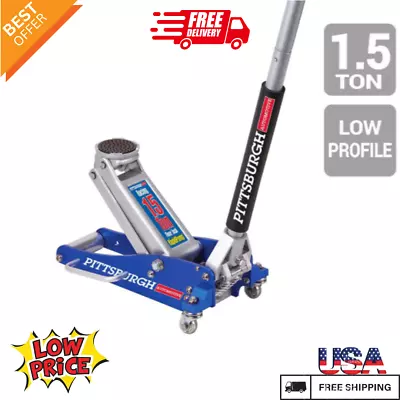 Brand NEW 1.5 Ton Low Profile Aluminum Steel Racing Floor Jack With RAPID PUMP • $159.99