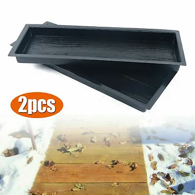  2X Concrete Mold Paving Stepping Stone Mold Path Walk Maker Patio Paver Mold • $17.10