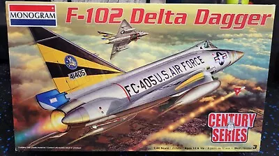 1/48 Monogram Century Series  F-102A Delta Dagger Model Kit New Open Box + Extra • $32