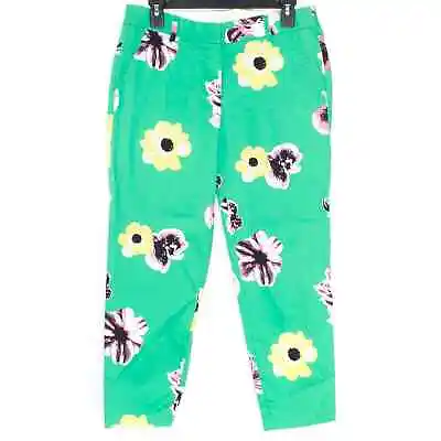 J Crew Womens Pants Skimmer Floral Green 4 DB • $15