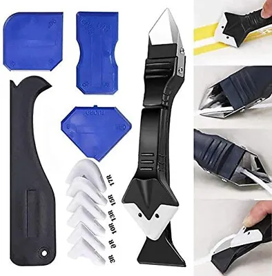 £5.99 • Buy 3 In1 Silicone Sealant Remover Tool Kit Scraper Caulking Mould Finishing Removal