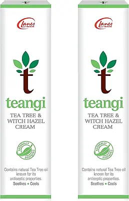 £10.55 • Buy 2 X Teangi Tea Tree And Witch Hazel Cream 28g, Soothing And Calming Treatment