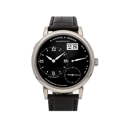 A. Lange & Sohne Grand Lange 1 Manual White Gold Mens Strap Watch Date 117.028 • $28950