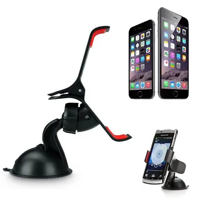 $6.99 • Buy Windshield Long Mount Phone Car Holder For GPS Samsung Galaxy S6 S7 S8 S9 S10