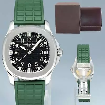MINT Patek Philippe Steel 5066a Aquanaut Green Tropical Rubber 5066/1 36mm Watch • $33992.13