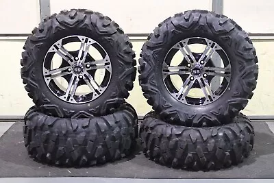 King Quad 500 26  Bighorn Radial Atv Tire & 14  Viper M/b Wheel Kit Irs1ca M917 • $1099.90