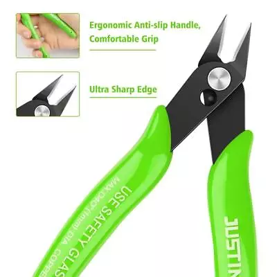 Diagonal Pliers Carbon Steel Pliers Wire Cable Cutters Electrical Cutting Side • $6.50