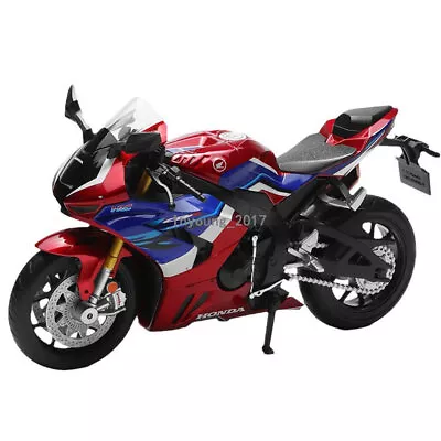 1:12 Honda CBR 1000RR-R Fireblade SP Diecast Motorcycle Model Boys Toys Gift Red • £27.36