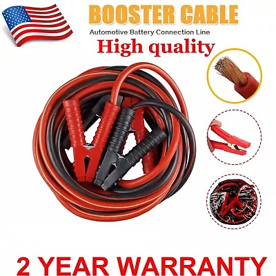 2 Gauge 800 AMP Heavy Duty Power Jumper Booster Cables Commercial Grade Battery • $24.40